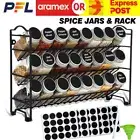 3-Tier Kitchen Spice Rack /Jars Shelves Can Storage Cabinet Organizer Holder AU