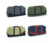 Large Duffle Bag Gym Overnight Travel Carry Luggage Shoulder Duffel 70x32x27cm - Dark Blue & Red