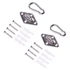 2Set Hammock Hanging Hook Kit Stainless Steel Swing Chair Swivel Hardware Kit sn
