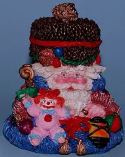 Possible Dreams Crinkle Clause "Santa Sitting Pretty" 659116 1999 NIB Christmas