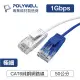 ☆電子花車☆POLYWELL 寶利威爾 CAT6 UTP線 極細高速網路線 網線 網路細線 網線 0.5M