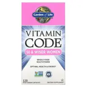 2 X Garden of Life, Vitamin Code, 50 & Wiser Women, RAW Whole Food Multivitamin,