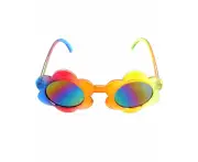 Rainbow Daisy Costume Glasses