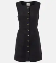 [Posse] Posse Emma linen minidress UK 10 black