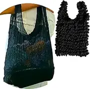 Expandable Shopping Bag, Reusable Grocery Bags, Stretchy Foldable Fabric Bags, Collapsible Pouch, Folding Shrink Totes