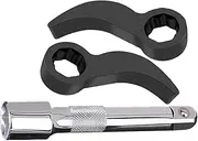 3 Pcs Crowbar Adapter-Head Tool,Pry Bar Wrench Adaptor-Head Fits 1/2Inch Drive Ratchets Half Shaft Removal Tool C