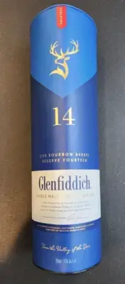 Glenfiddich Scotch Whisky Bourbon Barrel Reserve 14 Years Age Empty Box Only