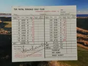 Peter Thomson Signed Royal Birkdale Scorecard - The Open