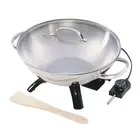 Presto Stainless Steel Electric 14 Inch Wok Skillet with Aluminum-Clad Bottom