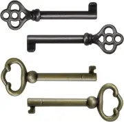 KY-2AB and KY-3AB Hollow Barrel Skeleton Key, Replacement for Antique Furniture