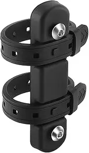 Silicone Bike Water Bottle Holder Water Bottle Cages Strap Bike Canteen Mounting Base No-Drill with Adjustable Straps Shockproof Design Fits 22-55mm Tubes for Mountain Road Bikes Scooters
