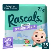 Rascals Premium CoComelon JJ Absorbent Potty Training Pants 2T-3T, 25 Count