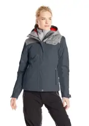 Spyder Women's Sojourn Jacket Depth/Graystone Crosshatch NWT!