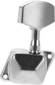 Kisangel 1 set Small Square Acoustic Guitar Tuning Bolt Durable Semi Enclosed Tuning Pegs with Precision Gear Ratio for Reliable Performance and Intonation for Musicians