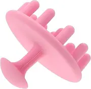 GOOHOCHY 1Pc Silicone Shampoo Brush for Scalp Massage Gentle Bathing Scrubber for Adults Birthday present for Hair Care Color Silicone for Sensitive Skin Random Color