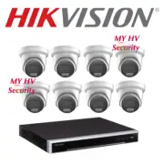Hikvision Hilook 4,6,8,12,16 IPC-T262H-MU 6MP Built-in Mic Audio Camera NVR Kit