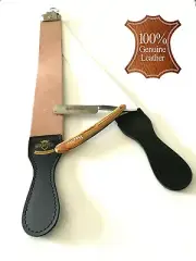 Professional Men’s Shaving Razor Tool PLUS Natural Color Leather Shaping Strop