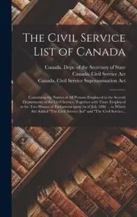 在飛比找博客來優惠-The Civil Service List of Cana