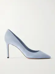 [Jimmy Choo] Jimmy Choo - Romy 85 Suede Pumps - Light blue - IT36.5 IT 36.5 Blue