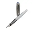 Parker Sonnet Metal Perle 18 Kt Gold Medium Point Fountain Pen