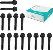 D722 14PCS Cylinder Head Bolts for Kubota Engine D662 D722 D782 D902 DF752 DF972 DG972 GL11000 GL14000 Z482 1460103450 1460103452 1460103453 1J080-03450