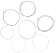 CIMAXIC 1 Set Strings String Set Instrument Parts Accessories Music Instrument Accessories Stringed Instrument Accessories Nylon Cores Parts Beige Silver Plated Copper Alloy