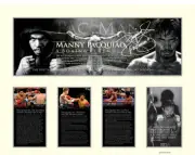 New Manny Pacquiao Signed Limited Edition Memorabilia Framed