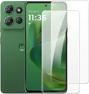 2 Pack Tempered Glass Screen Protector Set Compatible with Motorola Moto G Power 5G 2025, HD Clear, Anti-Scratch, Bubble-Free, Easy Installation