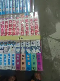 在飛比找Yahoo!奇摩拍賣優惠-美女是野獸《1-5完》東立 作者：松本友【超級賣二手書】