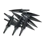 125grain Arrowhead Carbon Steel Points Screw-in 6/12/24PCS Hunting and Target