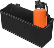Back Seat Organizer - Vehicle Support Fabric Storage | Tissue Storage Box Cup Holder Organization with Hook for Wear-resistant Material Holder