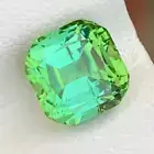 2.85-Cts Faceted Cushion Cut Mint Green Tourmaline
