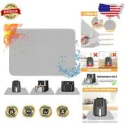 Heat Resistant Mat 31x24in - Fireproof Silicone Countertop Appliance Protector