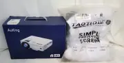 NIB AUKING Portable MINI PROJECTOR With SIMPLE PROJECTION SCREEN 120 Inch