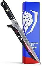 DALSTRONG Boning Knife - 8" (20 cm) - Shogun Series - Flexible - Japanese AUS-10V Super Steel - Vacuum Treated - G10 Handle - Sheath Included