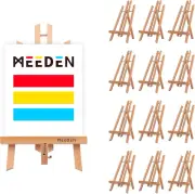 16" Tall Tabletop Easel - 12PCS Medium Tabletop Display Solid Beech Wood Easel,
