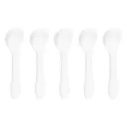 100Pcs 0.25g Teaspoon Micro Scoops Mini Measuring Spoons, White
