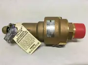 New! Kunkle Valve 1-1/4" 45psi Model 6186GF02-KM Safety Valve (#20338)
