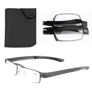 Folding Portable Reading Glasses Readers Mens Womens 1.0 1.5 2.0 2.5 3.0 3.5 4.0