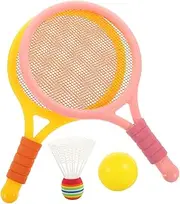 Kisangel Badminton Set for Boys and Girls Parents Tennis Rackets Badminton Balls for Outdoor