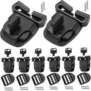 Hot Tub Cover Clips, 8Pcs/Set Spa Hot Tub Cover Clips Replacement, Sturdy Latches Clip Lock with Keys and Hardwares, Accessories for Spa Straps