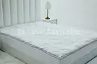 Fully Fitted Premium Mattress Topper Protector with Pure Cotton Cover Single Bed