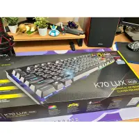 在飛比找蝦皮購物優惠-海盜船 K70 LUX RGB 紅軸鍵盤 二手 完整盒裝