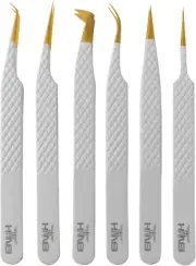 Precision Eyelash Tweezers Set for Extensions | Lash Tweezers | Eyelash Exten...