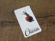 NEW SILPADA C-2561 Red Hot Love 925 Sterling Silver Heart Charm C2561 NWT