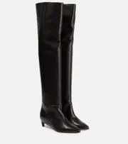 [Isabel Marant] Isabel Marant Lisali leather over-the-knee boots UK 2 black