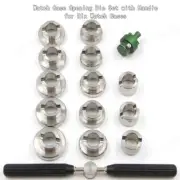 Back Cover Opening Tool Case Dies Set With Handle -13 Sizes For Rlx Watches
