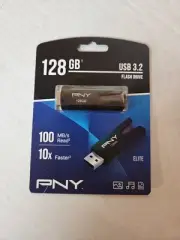 PNY 128GB Elite USB 3.2 Flash Drive - 100MB/s