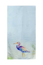Betsy Drake Tri-Colored Heron Beach Towel