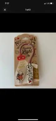 Alice In Wonderland Reading Light Clip On Light Book Lovers Reading Light by IF